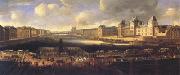 French school View of Paris with the Louvre (mk05) oil painting picture wholesale